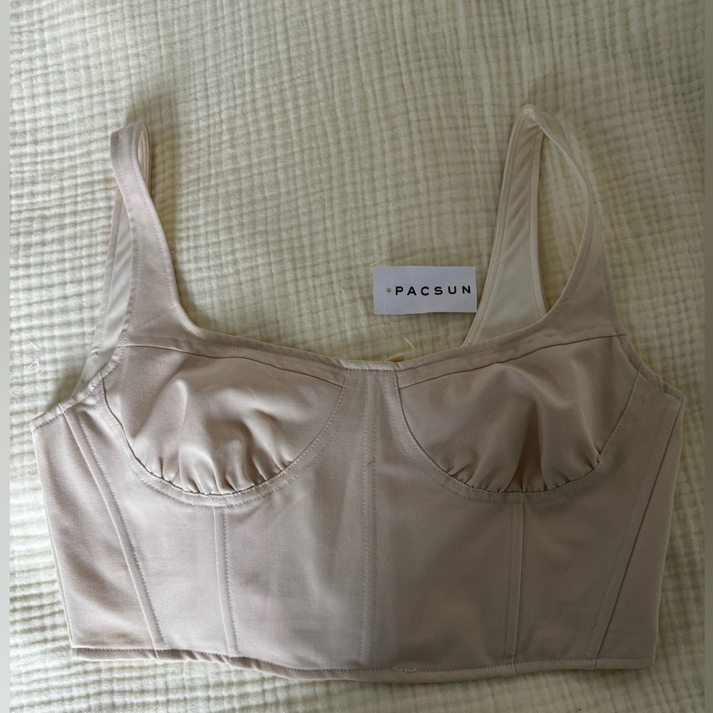 PACSUN Corset Tank Cropped
